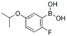 2-FLUORO-5-ISOPROPOXYPHENYLBORONIC ACID Struktur