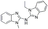 (1-ETHYL-1H-BENZOIMIDAZOL-2-YL)-(1-METHYL-1H-BENZOIMIDAZOL-2-YL)-AMINE Struktur