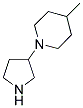 4-METHYL-1-PYRROLIDIN-3-YL-PIPERIDINE Struktur