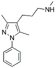 N-[3-(3,5-DIMETHYL-1-PHENYL-1H-PYRAZOL-4-YL)PROPYL]-N-METHYLAMINE Struktur