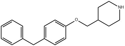 4-[(4-BENZYLPHENOXY)METHYL]PIPERIDINE Struktur