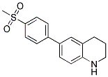 6-[4-(METHYLSULFONYL)PHENYL]-1,2,3,4-TETRAHYDRO QUINOLINE Struktur