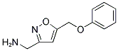 ([5-(PHENOXYMETHYL)ISOXAZOL-3-YL]METHYL)AMINE Struktur