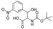 2-TERT-BUTOXYCARBONYLAMINO-3-HYDROXY-3-(3-NITRO-PHENYL)-PROPIONIC ACID Struktur