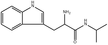 2-AMINO-3-(1H-INDOL-3-YL)-N-ISOPROPYL-PROPIONAMIDE Struktur