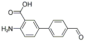 4-AMINO-4'-FORMYL[1,1'-BIPHENYL]-3-CARBOXYLIC ACID Struktur