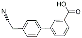 4'-(CYANOMETHYL)[1,1'-BIPHENYL]-3-CARBOXYLIC ACID Struktur