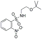 N-(2-NITROBENZENESULFONYL)-O-TERT-BUTYL-1,2-ETHANOLAMINE Struktur