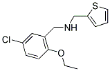 N-(5-CHLORO-2-ETHOXYBENZYL)-N-(THIEN-2-YLMETHYL)AMINE Struktur