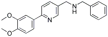 N-BENZYL-1-[6-(3,4-DIMETHOXYPHENYL)PYRIDIN-3-YL]METHANAMINE Struktur