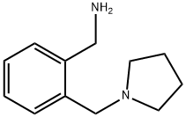 1-[2-(PYRROLIDIN-1-YLMETHYL)PHENYL]METHANAMINE Struktur