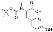 BOC-N-ME-DL-TYR-OH Struktur