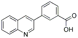 3-(3-QUINOLINYL)BENZOIC ACID Struktur