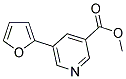 METHYL 5-(2-FURYL)NICOTINATE Struktur