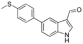 5-[4-(METHYLSULFANYL)PHENYL]-1H-INDOLE-3-CARBALDEHYDE Struktur