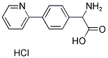 2-AMINO-2-(4-(PYRIDIN-2-YL)PHENYL)ACETIC ACID HYDROCHLORIDE Struktur