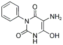 5-AMINO-6-HYDROXY-3-PHENYL-1H-PYRIMIDINE-2,4-DIONE Struktur