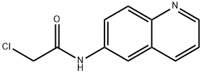 2-CHLORO-N-QUINOLIN-6-YL-ACETAMIDE Struktur