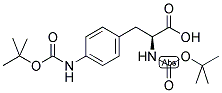 BOC-L-PHE(4-NH-BOC) Struktur