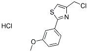 4-(CHLOROMETHYL)-2-(3-METHOXYPHENYL)-1,3-THIAZOLE HYDROCHLORIDE Struktur