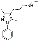 N-[3-(3,5-DIMETHYL-1-PHENYL-1H-PYRAZOL-4-YL)PROPYL]-N-ETHYLAMINE Struktur