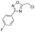 5-(CHLOROMETHYL)-3-(4-FLUOROPHENYL)-1,2,4-OXADIAZOLE Struktur