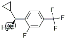 (1S)CYCLOPROPYL[2-FLUORO-4-(TRIFLUOROMETHYL)PHENYL]METHYLAMINE Struktur