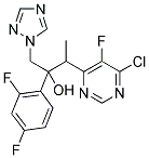 3-(6-CHLORO-5-FLUOROPYRIMIDIN-4-YL)-2-(2,4-DIFLUOROPHENYL)-1-[1,2,4]TRIAZOL-1-YL-BUTAN-2-OL Struktur