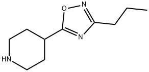 4-(3-PROPYL-1,2,4-OXADIAZOL-5-YL)PIPERIDINE Struktur