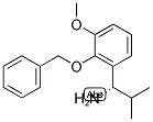 (1S)-1-[3-METHOXY-2-(PHENYLMETHOXY)PHENYL]-2-METHYLPROPYLAMINE Struktur