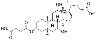 MONO-CHOLIC ACID METHYL ESTER SUCCINATE Struktur