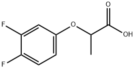 2-(3,4-DIFLUOROPHENOXY)PROPANOIC ACID Struktur