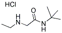 N-(TERT-BUTYL)-2-(ETHYLAMINO)ACETAMIDE HYDROCHLORIDE Struktur