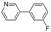 3-(3-FLUORO-PHENYL)-PYRIDINE Struktur