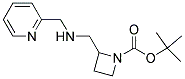 1-BOC-2-([(PYRIDIN-2-YLMETHYL)-AMINO]-METHYL)-AZETIDINE Struktur