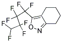 3,4,5,6-TETRAHYDRO-7-(1,1,2,2,3,3,4,4-OCTAFLUOROBUTYL)BENZ-[C]-ISOXAZOLE Struktur