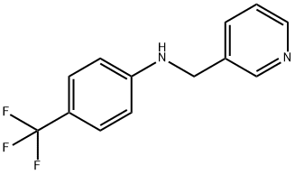 PYRIDIN-3-YLMETHYL-(4-TRIFLUOROMETHYL-PHENYL)-AMINE Struktur