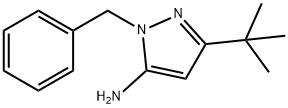 1-BENZYL-3-TERT-BUTYL-1H-PYRAZOL-5-AMINE Struktur