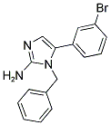 1-BENZYL-5-(3-BROMO-PHENYL)-1H-IMIDAZOL-2-YLAMINE Struktur