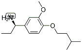 (1R)-1-[3-METHOXY-4-(3-METHYLBUTOXY)PHENYL]PROPYLAMINE Struktur