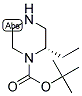 (S)-2-ETHYL-PIPERAZINE-1-CARBOXYLIC ACID TERT-BUTYL ESTER Struktur