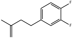 4-(3,4-DIFLUOROPHENYL)-2-METHYL-1-BUTENE Struktur