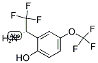 2-((1S)-1-AMINO-2,2,2-TRIFLUOROETHYL)-4-(TRIFLUOROMETHOXY)PHENOL Struktur