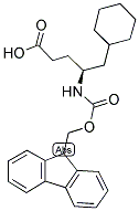 FMOC-(S)-4-AMINO-5-CYCLOHEXYL PENTANOIC ACID Struktur