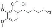 5-CHLORO-1-(2,3,4-TRIMETHOXYPHENYL)-1-PENTANOL Struktur