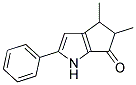 4,5-DIMETHYL-2-PHENYL-4,5-DIHYDRO-1H-CYCLOPENTA[B]PYRROL-6-ONE Struktur