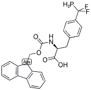 N-FMOC-4-(PHOSPHINODIFLUOROMETHYL)-L-PHENYLALANINE Struktur