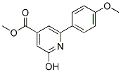 METHYL 2-HYDROXY-6-(4-METHOXYPHENYL)PYRIDINE-4-CARBOXYLATE Struktur