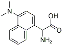 AMINO-(4-DIMETHYLAMINO-NAPHTHALEN-1-YL)-ACETIC ACID Struktur