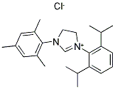 1-(2,6-DIISOPROPROPYLPHENYL)-3-(2,4,6-TRIMETHYLPHENYL)-4,5-DIHYDROIMIDAZOLIUM CHLORIDE Struktur